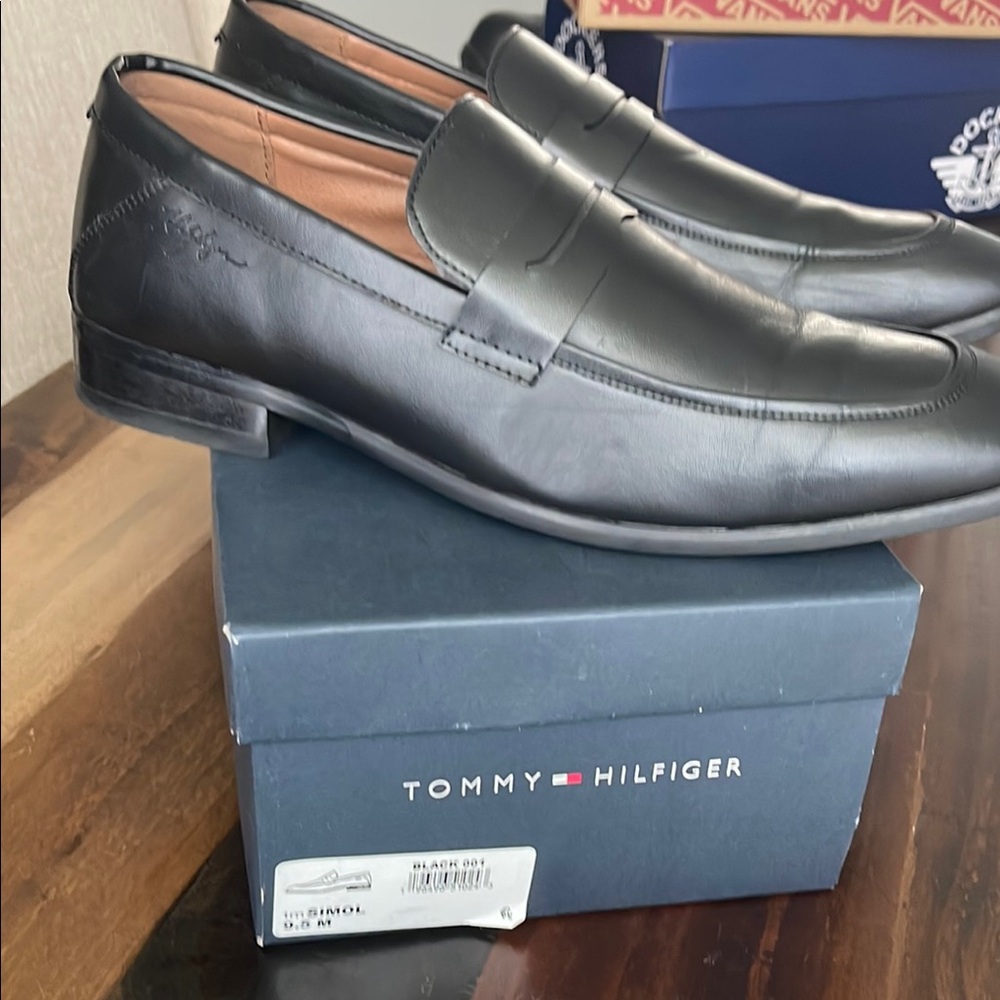 Tommy Hilfiger Black Men's Loafers